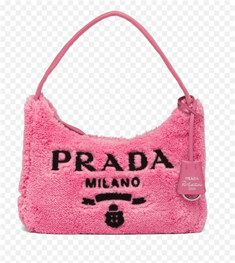 prada handbag pink|pink fluffy prada bag.